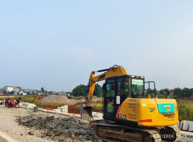 Jasa sewa excavator Jakarta untuk proyek pematangan lahan perumahan